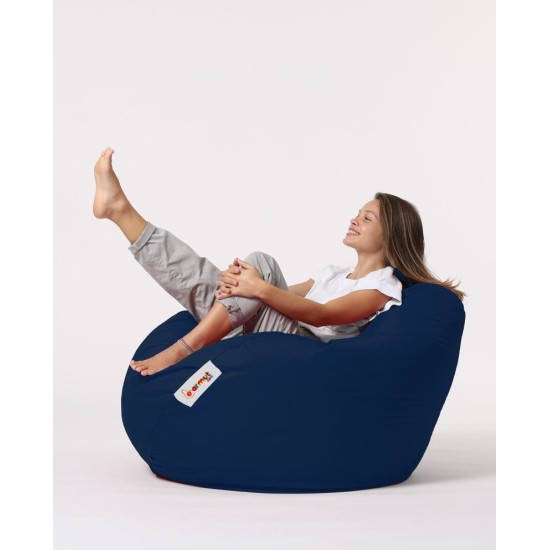 Garden Bean Bag Premium XXL - Dark Blue Dark Blue Atelier del Sofa Garden Bean Bag Premium XXL - Dark Blue Dark Blue