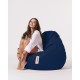 Garden Bean Bag Premium XXL - Dark Blue Dark Blue Atelier del Sofa Garden Bean Bag Premium XXL - Dark Blue Dark Blue