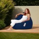 Garden Bean Bag Premium XXL - Dark Blue Dark Blue Atelier del Sofa Garden Bean Bag Premium XXL - Dark Blue Dark Blue