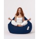Garden Bean Bag Premium XXL - Dark Blue Dark Blue Atelier del Sofa Garden Bean Bag Premium XXL - Dark Blue Dark Blue