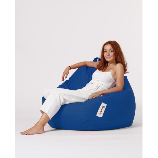 Garden Bean Bag Premium XXL - Blue Blue Atelier del Sofa Garden Bean Bag Premium XXL - Blue Blue