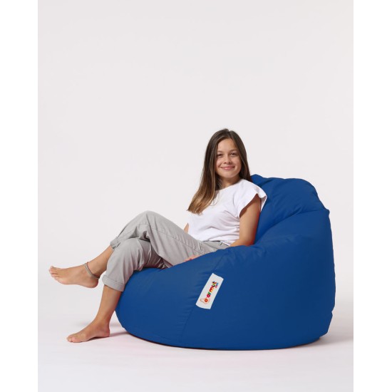 Garden Bean Bag Premium XXL - Blue Blue Atelier del Sofa Garden Bean Bag Premium XXL - Blue Blue