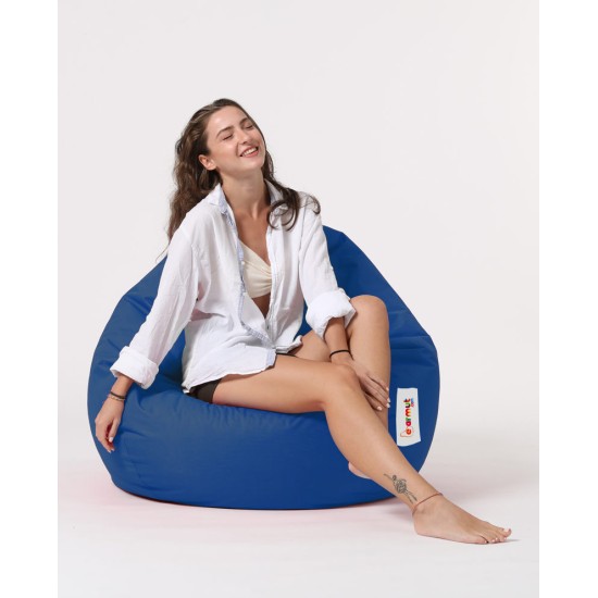 Garden Bean Bag Premium XXL - Blue Blue Atelier del Sofa Garden Bean Bag Premium XXL - Blue Blue