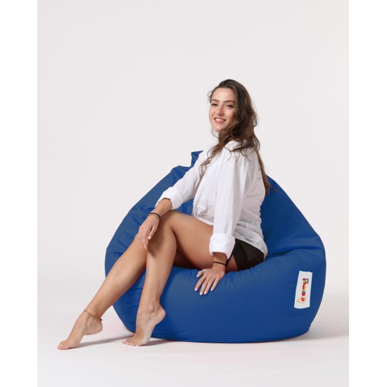 Garden Bean Bag Premium XXL - Blue Blue Atelier del Sofa Garden Bean Bag Premium XXL - Blue Blue