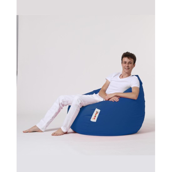Garden Bean Bag Premium XXL - Blue Blue Atelier del Sofa Garden Bean Bag Premium XXL - Blue Blue