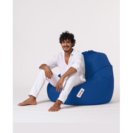 Garden Bean Bag Premium XXL - Blue Blue Atelier del Sofa Garden Bean Bag Premium XXL - Blue Blue