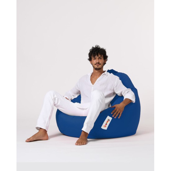 Garden Bean Bag Premium XXL - Blue Blue Atelier del Sofa Garden Bean Bag Premium XXL - Blue Blue