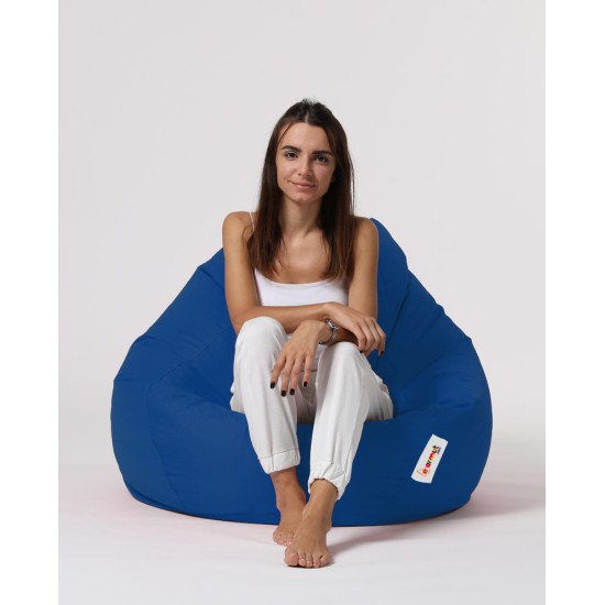 Garden Bean Bag Premium XXL - Blue Blue Atelier del Sofa Garden Bean Bag Premium XXL - Blue Blue
