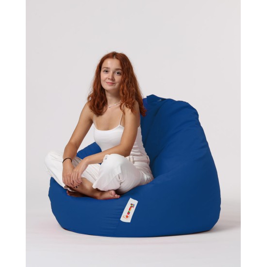 Garden Bean Bag Premium XXL - Blue Blue Atelier del Sofa Garden Bean Bag Premium XXL - Blue Blue