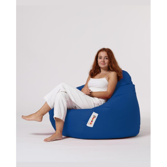 Garden Bean Bag Premium XXL - Blue Blue Atelier del Sofa Garden Bean Bag Premium XXL - Blue Blue