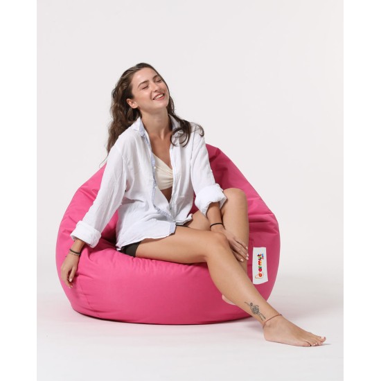 Garden Bean Bag Premium XXL - Pink Pink Atelier del Sofa Garden Bean Bag Premium XXL - Pink Pink