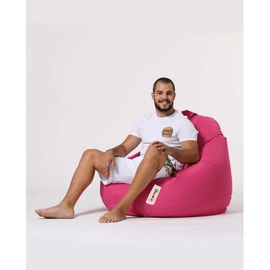 Garden Bean Bag Premium XXL - Pink Pink Atelier del Sofa Garden Bean Bag Premium XXL - Pink Pink