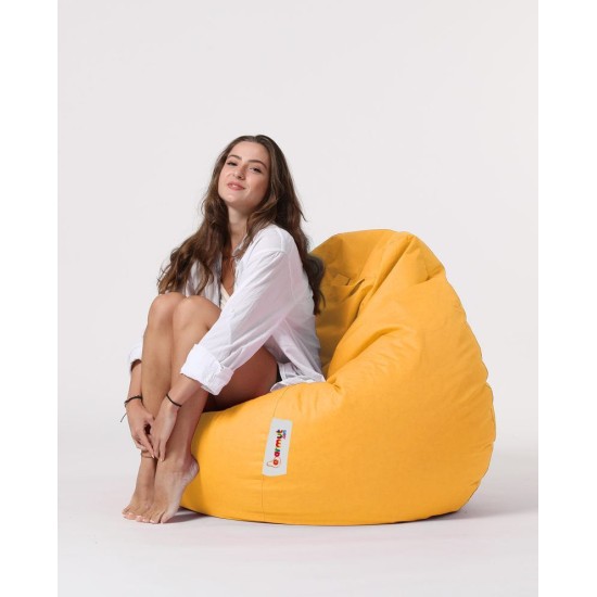 Atelier del Sofa Garden Bean Bag Premium XXL - Yellow Yellow