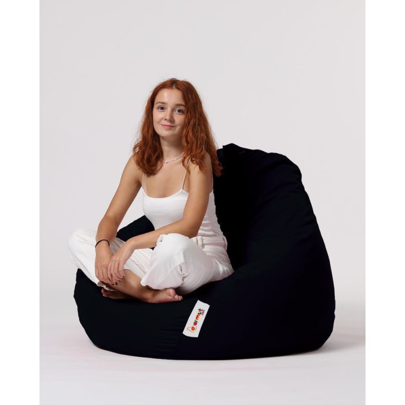 Atelier del Sofa Garden Bean Bag Premium XXL - Black Black