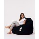 Garden Bean Bag Premium XXL - Black Black Atelier del Sofa Garden Bean Bag Premium XXL - Black Black
