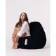 Garden Bean Bag Premium XXL - Black Black Atelier del Sofa Garden Bean Bag Premium XXL - Black Black