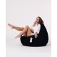 Garden Bean Bag Premium XXL - Black Black Atelier del Sofa Garden Bean Bag Premium XXL - Black Black