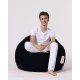 Garden Bean Bag Premium XXL - Black Black Atelier del Sofa Garden Bean Bag Premium XXL - Black Black