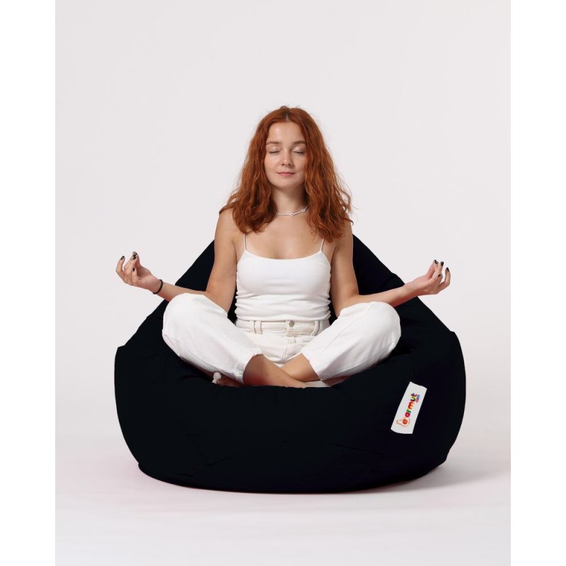 Atelier del Sofa Garden Bean Bag Premium XXL - Black Black