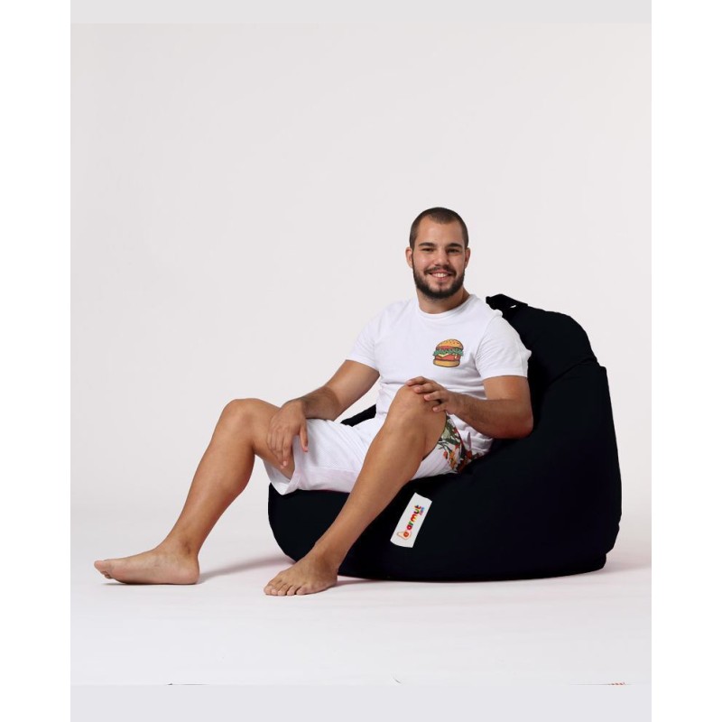 Atelier del Sofa Garden Bean Bag Premium XXL - Black Black