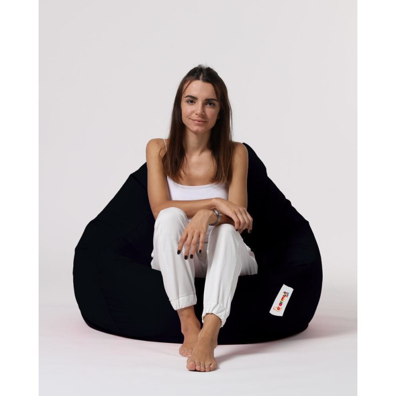 Atelier del Sofa Garden Bean Bag Premium XXL - Black Black