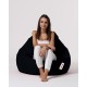 Garden Bean Bag Premium XXL - Black Black Atelier del Sofa Garden Bean Bag Premium XXL - Black Black