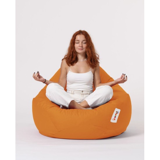 Atelier del Sofa Garden Bean Bag Premium XXL - Orange Orange