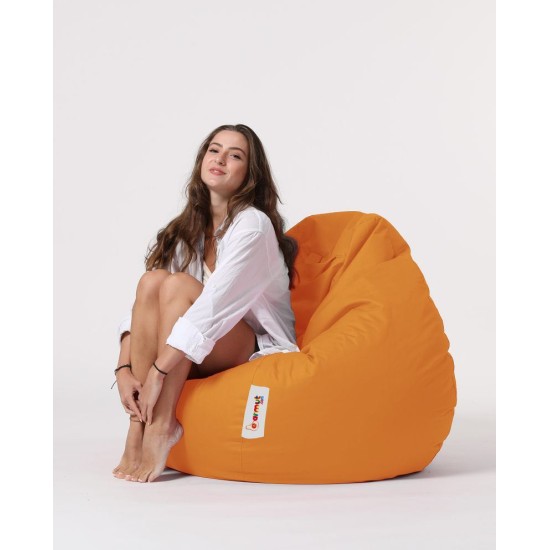 Atelier del Sofa Garden Bean Bag Premium XXL - Orange Orange