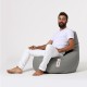 Garden Bean Bag Drop L - Fume Fume Atelier del Sofa Garden Bean Bag Drop L - Fume Fume