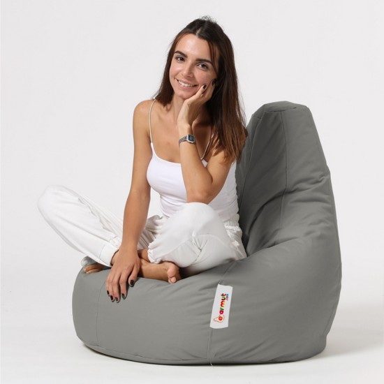 Garden Bean Bag Drop L - Fume Fume Atelier del Sofa Garden Bean Bag Drop L - Fume Fume