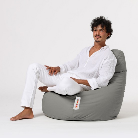 Garden Bean Bag Drop L - Fume Fume Atelier del Sofa Garden Bean Bag Drop L - Fume Fume