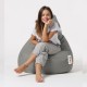 Garden Bean Bag Drop L - Fume Fume Atelier del Sofa Garden Bean Bag Drop L - Fume Fume