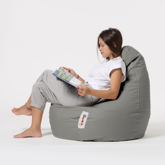 Garden Bean Bag Drop L - Fume Fume Atelier del Sofa Garden Bean Bag Drop L - Fume Fume