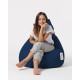 Garden Bean Bag Drop L - Dark Blue Dark Blue Atelier del Sofa Garden Bean Bag Drop L - Dark Blue Dark Blue