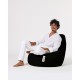 Garden Bean Bag Drop L - Black Black Atelier del Sofa Garden Bean Bag Drop L - Black Black