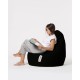 Garden Bean Bag Drop L - Black Black Atelier del Sofa Garden Bean Bag Drop L - Black Black