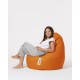 Garden Bean Bag Drop L - Orange Orange Atelier del Sofa Garden Bean Bag Drop L - Orange Orange