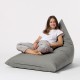 Garden Bean Bag Pyramid Big Bed Pouf - Fume Fume Atelier del Sofa Garden Bean Bag Pyramid Big Bed Pouf - Fume Fume
