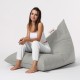 Garden Bean Bag Pyramid Big Bed Pouf - Fume Fume Atelier del Sofa Garden Bean Bag Pyramid Big Bed Pouf - Fume Fume