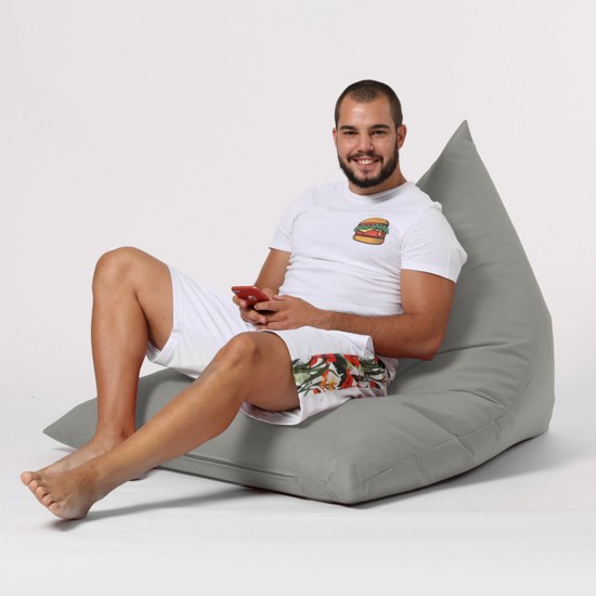 Garden Bean Bag Pyramid Big Bed Pouf - Fume Fume Atelier del Sofa Garden Bean Bag Pyramid Big Bed Pouf - Fume Fume