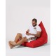 Atelier del Sofa Garden Bean Bag Pyramid Big Bed Pouf - Red Red