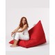 Atelier del Sofa Garden Bean Bag Pyramid Big Bed Pouf - Red Red