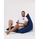 Atelier del Sofa Garden Bean Bag Pyramid Big Bed Pouf - Dark Blue Dark Blue