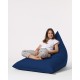 Atelier del Sofa Garden Bean Bag Pyramid Big Bed Pouf - Dark Blue Dark Blue