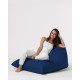 Atelier del Sofa Garden Bean Bag Pyramid Big Bed Pouf - Dark Blue Dark Blue