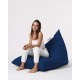 Atelier del Sofa Garden Bean Bag Pyramid Big Bed Pouf - Dark Blue Dark Blue