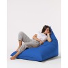 Atelier del Sofa Garden Bean Bag Pyramid Big Bed Pouf - Blue Blue