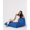Atelier del Sofa Garden Bean Bag Pyramid Big Bed Pouf - Blue Blue