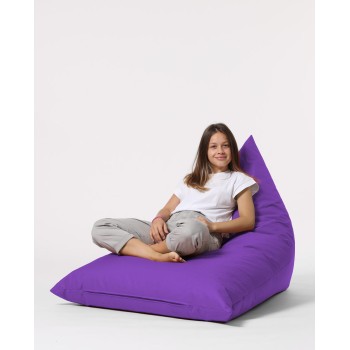 Garden Bean Bag Pyramid Big Bed Pouf - Purple Purple
