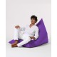 Garden Bean Bag Pyramid Big Bed Pouf - Purple Purple Atelier del Sofa Garden Bean Bag Pyramid Big Bed Pouf - Purple Purple